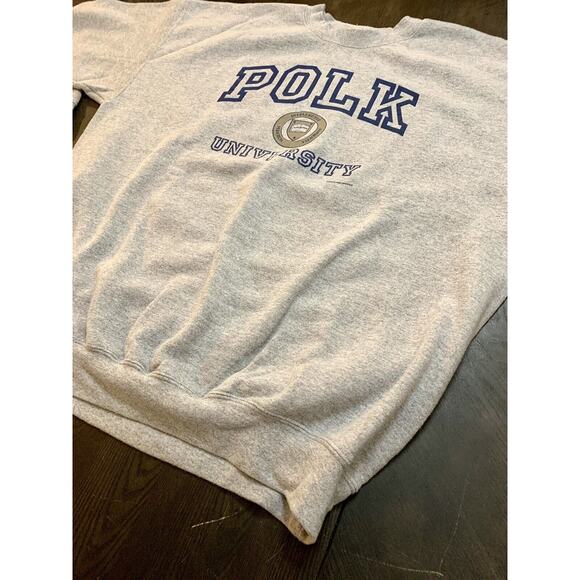 Vintage 2002 Polk University Sweatshirt Alma Mater Gildan Activewear Size XL - Picture 2 of 11